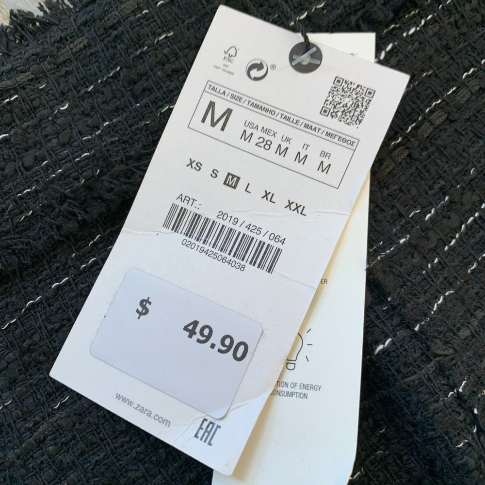 Zara buttoned pencil skirt - Picture 9 of 14